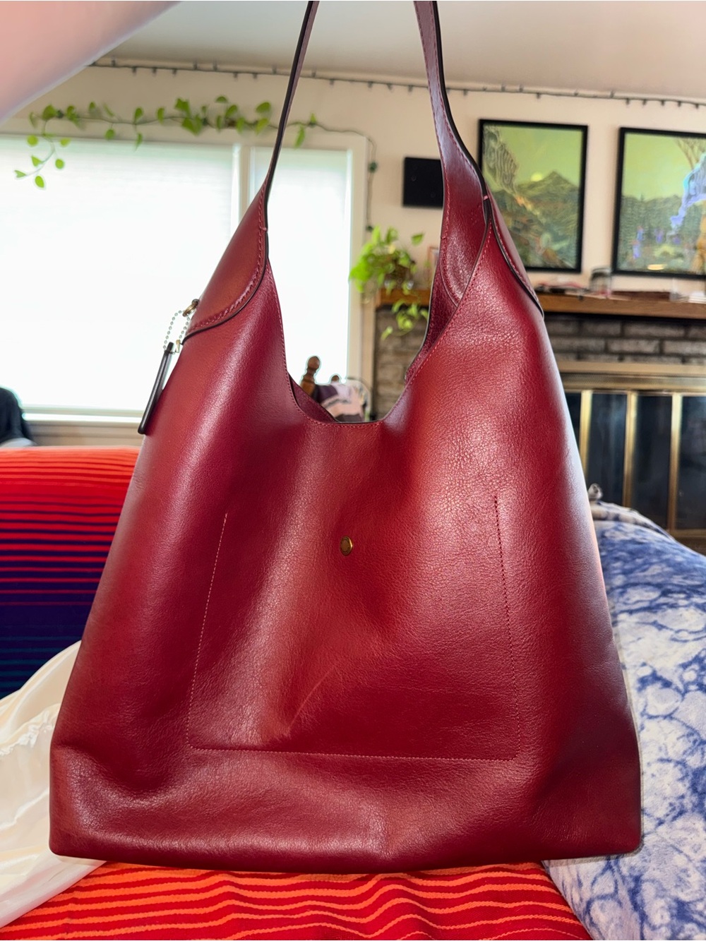Coach Brooklyn 39 in Dark Ruby - Picture 2 of 10